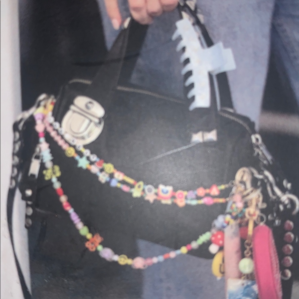 🔥NEW- DIY PURSE FASHION BEADED BAG CHAIN AND CHARMS - Picture 4 of 8